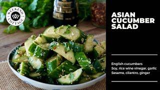 Everyone loves this crunchy ASIAN CUCUMBER SALAD