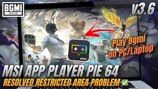 How To Play BGMI on Emulator | Msi App Player Pie 64bit Latest Update  BGMI 3.6 | Vormir Gaming