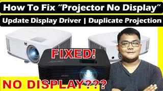 How To Fix Projector No Display? | PC Can't Project | Teacher Kevin PH