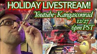 POKEMON CARD OPENING (Holiday Livestream)