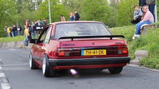 Modified Opel Ascona 88' Shooting Flames, Accelerations & Sounds