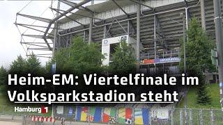 Heim-EM: Viertelfinale im Volksparkstadion steht