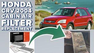 Honda CRV 2004 Cabin Air Filter Replacement #hondacrv #airfilters #replacement