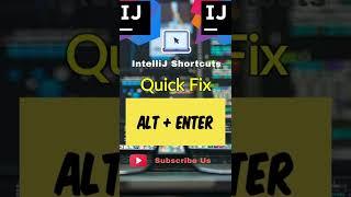 Top IntelliJ IDEA shortcuts 01
