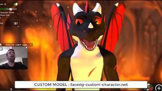 Dragon facerig avatar creation