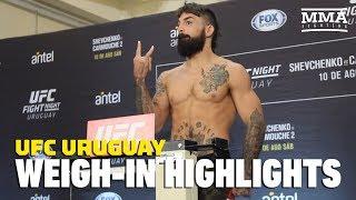 UFC Uruguay Official Weigh-in Highlights - MMA Fighting