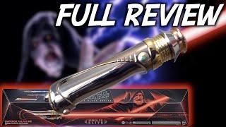 *NEW* Emperor Palpatine Force FX Elite Lightsaber!