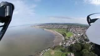 360 flight over half moon bay lancashire