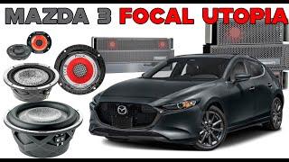 Equipo de Música Hi End Focal Utopia Mazda 3  Bose. Focal K2 Power M, Mosconi 8/30 DSP,  Focal 10 WM