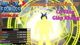 Blox Fruits - Giải Đáp Tăng ĐIểm DF Có Tăng Giáp Cho Buddha Không | Roblox