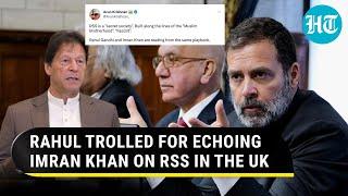 Rahul Gandhi echoes ex-Pak PM Imran Khan; Calls RSS 'Fascist', gets trolled on Twitter | Watch