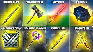 Evolution of All Fortnite Melee Weapons (Chapter 1 Season 1 - Chapter 5 Season 1)