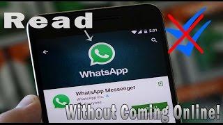 How to Read Whatsapp Messages Without Blue Ticks!