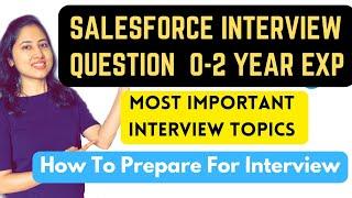 Salesforce Interview Questions Answers - Part 1 || Salesforce Interview Topic