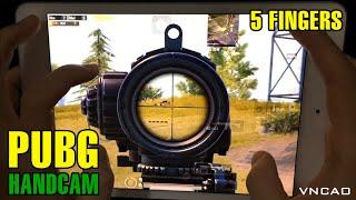 PUBG MOBILE | 5 FINGER HANDCAM FULL GYRO 400 | VNCAO