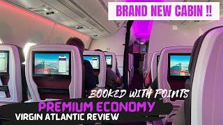 Virgin Atlantic Premium Economy Review - Heathrow To Orlando - Booked With Points - New Cabin