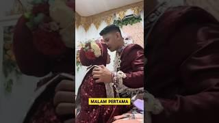 ketika pengantin pria dan pengantin wanita malam pertama ‼️#romantis #pengantinbaru #nikah #manten