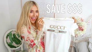GUCCI T-SHIRT HACK - SAVE MONEY ON GUCCI  Gucci Tee Try On