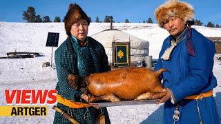 BOODOG BBQ: Chinggis Khan’s Favorite Dish! Mongolia’s Most Ancient Cooking Method! | Views