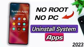 How To Uninstall System Apps | Remove Bloatware In Android Without Root | How to Remove System Apps