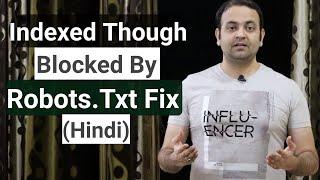 Indexed though blocked by robots.txt problem fix in blogger & wordpress (Hindi)