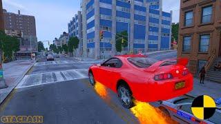 GTA 4 CRASH TESTING REAL CAR 581