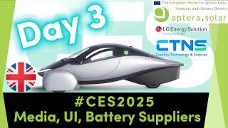 EN: #CES2025 Media, User Interface, BATTERY SUPPLIERS, Tire Change (focused, audio optimized)