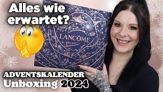 Alles wie erwartet?  Lancome Adventskalender 2024 Inhalt 24 Türchen