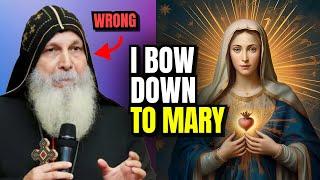 Bishop Mar Mari Bows To Mary | Mar Mari Exposed