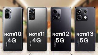 Redmi Note 10 Vs Redmi Note 11 Vs Redmi Note 12 Vs Redmi Note 13 Full Review in 2024
