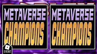 [LEAKS] ROBLOX METAVERSE CHAMPIONS EVENT GAMES | ROBLOX EVENT 2021
