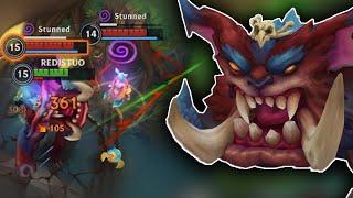 Wild Rift Gnar is OP in Baron Lane!