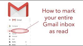 How to mark all your emails in Gmail as read  IN ONE SHOT| Mark your entire Gmail Inbox as Read