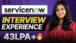 ServiceNow Interview Experience | Placement Journey 