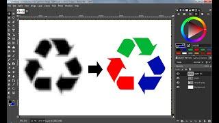 Convert Image Low Resolution to High Resolution Using GIMP