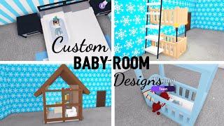 8 Custom BABY ROOM Design Ideas & Building Hacks (Roblox Adopt me) | Its SugarCoffee