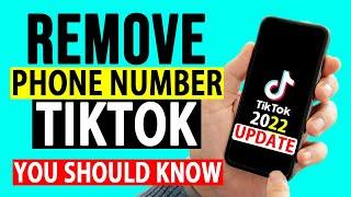 How to Remove Phone Number From Tiktok - Change Number on Tiktok | Do It Yourself.