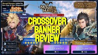 Cloud + Zack Monster Hunter Crossover Banner Review! - FF7 Ever Crisis