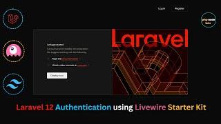 Laravel 12 Authentication using new Livewire Starter Kit | Laravel 12 Authentication | Laravel 12