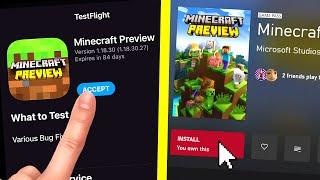 How To Get the Minecraft Preview on iOS and Windows!