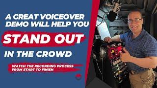 Voice Over Demo Recording Process - Start To Finish with Donald James