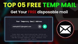 Top 05 Temp Mail Websites | By Technolex