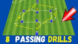 Passing Combination Drills Soccer / 8 Passing Drills (2023)