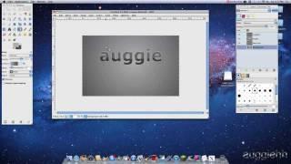 How To Make Chrome Text In Gimp - auggiehh