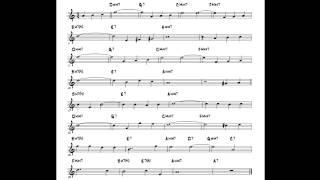 Autumn Leaves Play along - Backing track (Bb key score trumpet/tenor sax/clarinet)