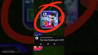 How To Train Ronaldo 100 Rated Max Level In eFootball 2024 | Cristiano Ronaldo Max Level Pes #pes