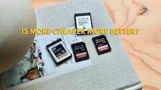 one AWFUL and one AWESOME thing about Fujifilm || best SD Cards & CFexpress type b for fuji