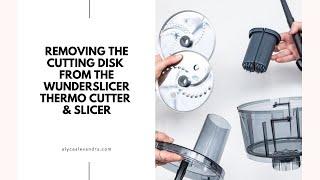 How to Remove the Cutting Disc from the WonderSlicer Thermo Cutter and Slicer from Alyce Alexandra