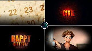 New Trending Birthday Video Editing 3D in Alight Motion Instagram trend video mass Attitude birthday