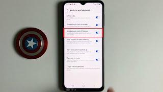 Double tap to turn off screen on Samsung A23 Android 12 One UI 4.1